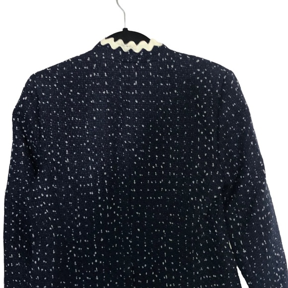 NWT J. Crew Going-out blazer in navy spotted tweed - Picture 5 of 7